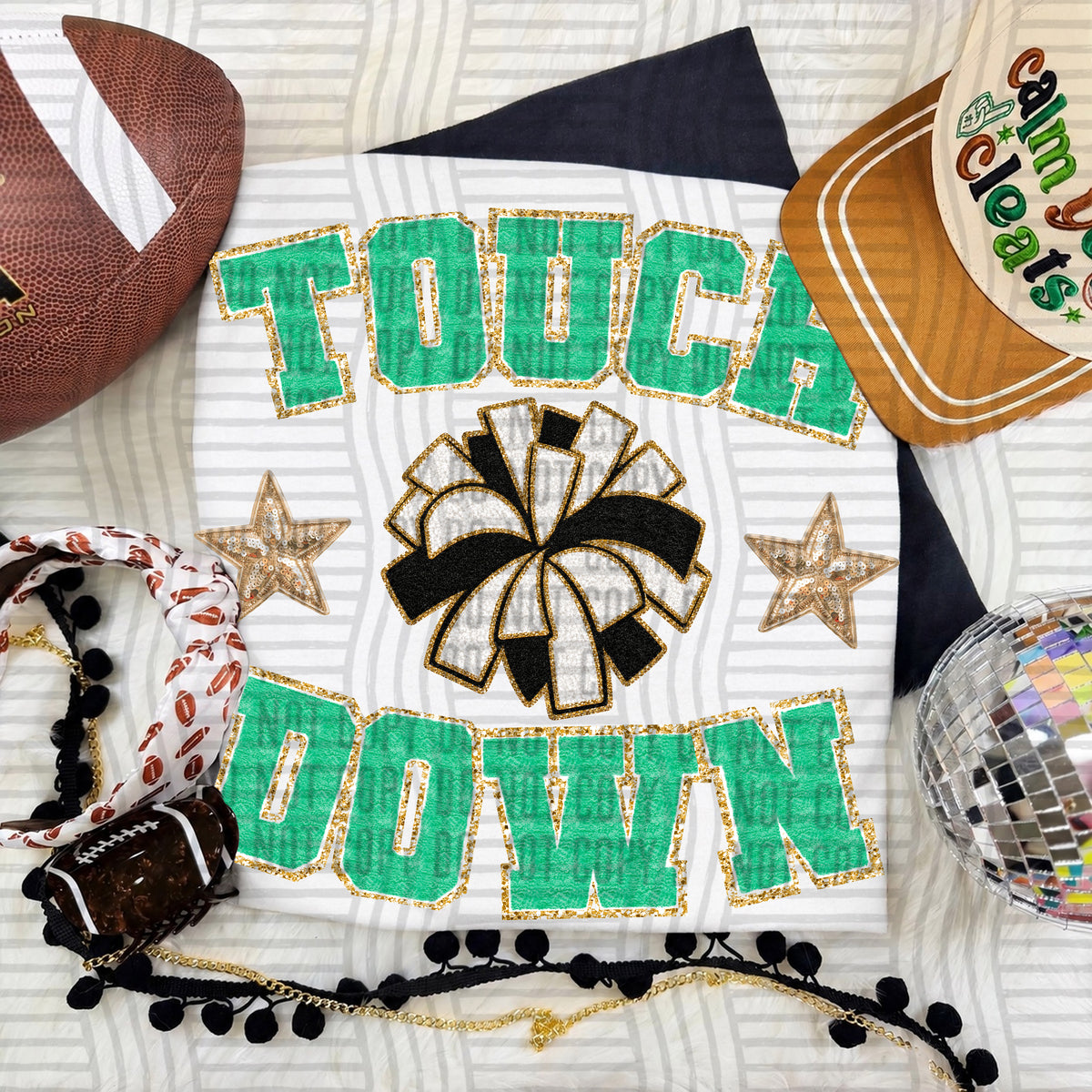 Green-Touch Down POM (Caplinger) DTF Transfer