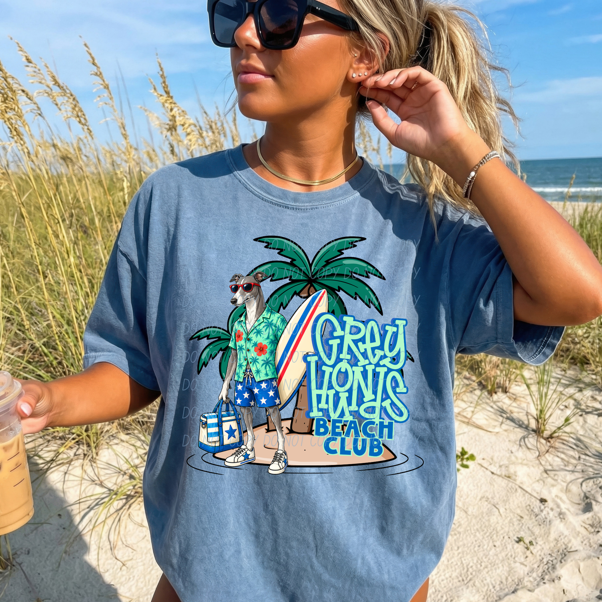grey hounds beach club (city) DTF transfer