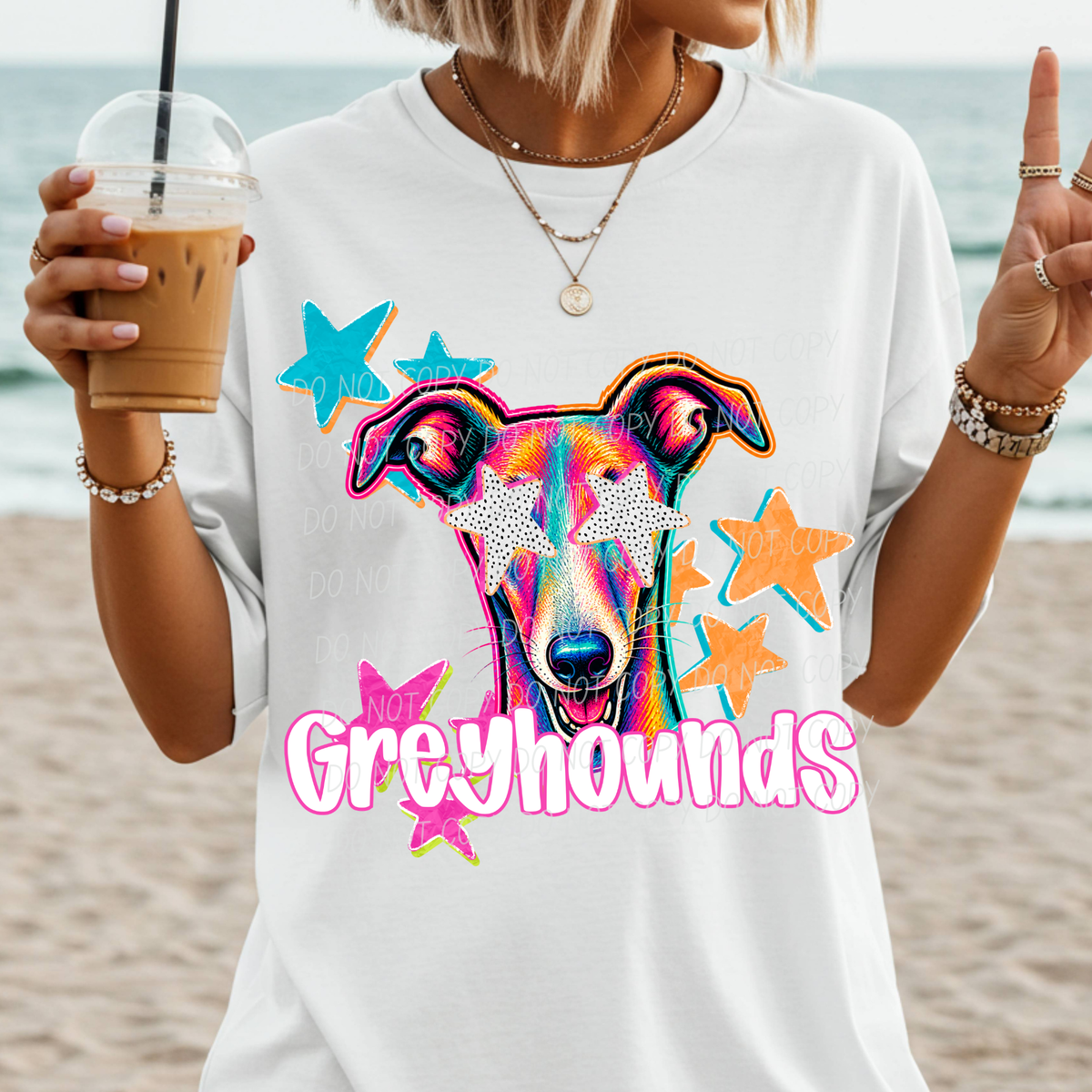 Greyhounds pop art (City) DTF Transfer