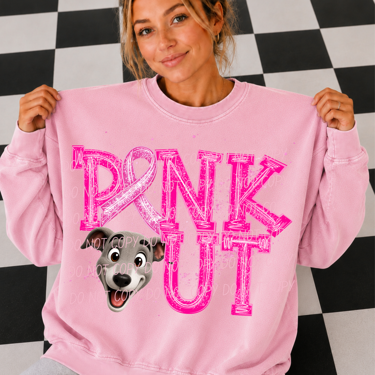 Greyhounds Pink out (city) DTF transfer