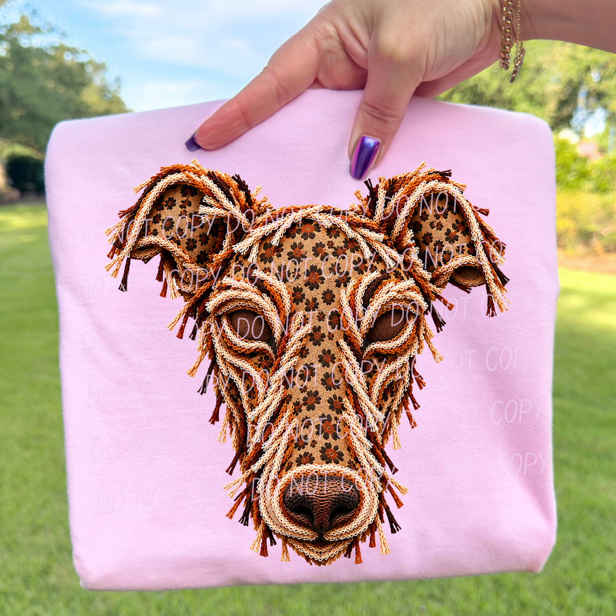 greyhounds leopard fringe mascot (city) DTF Transfer