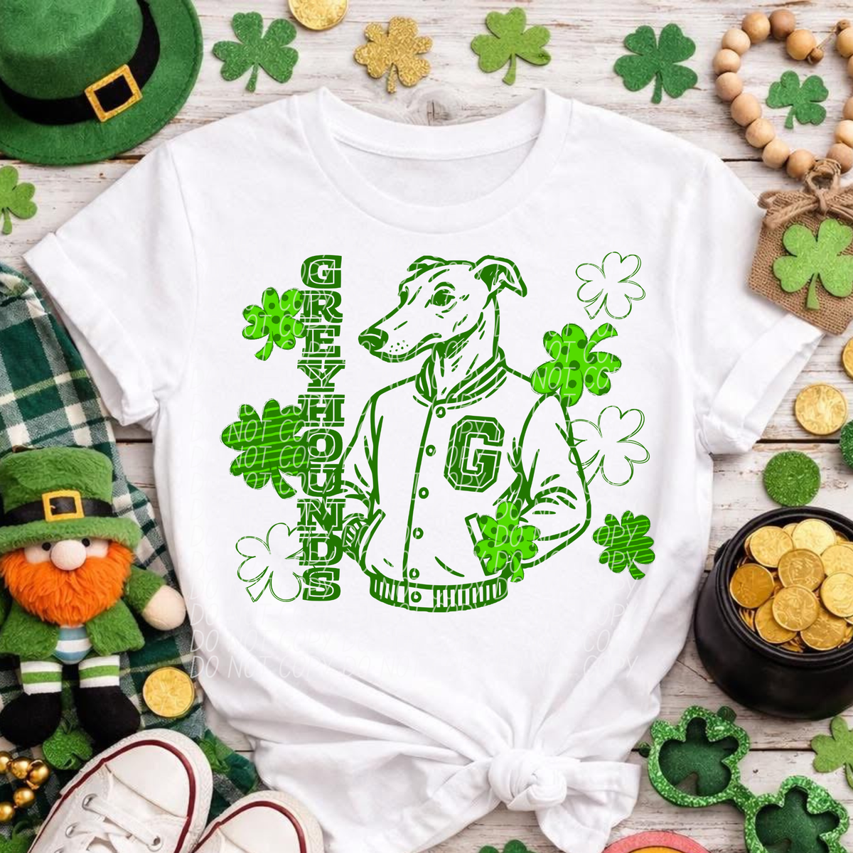 Letterman Clover Greyhounds (City) DTF transfer