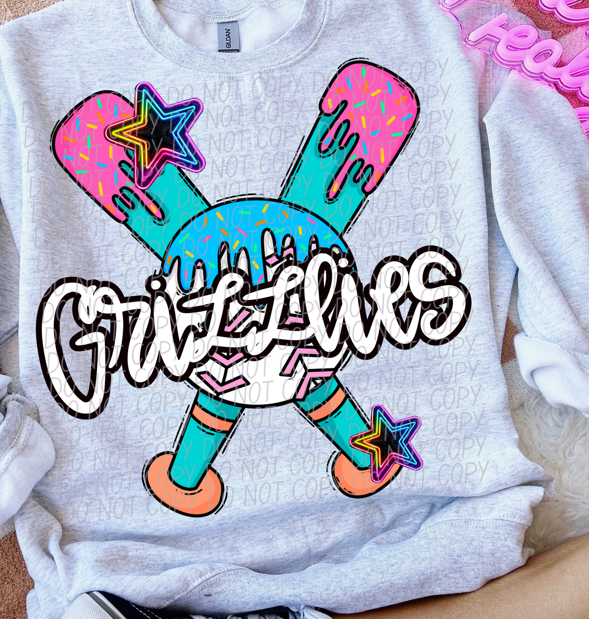 Dripping baseball Grizzlies (CITY) DTF transfer