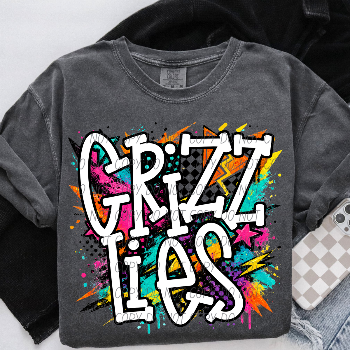 Grizzlies totally tubular (City) DTF Transfer