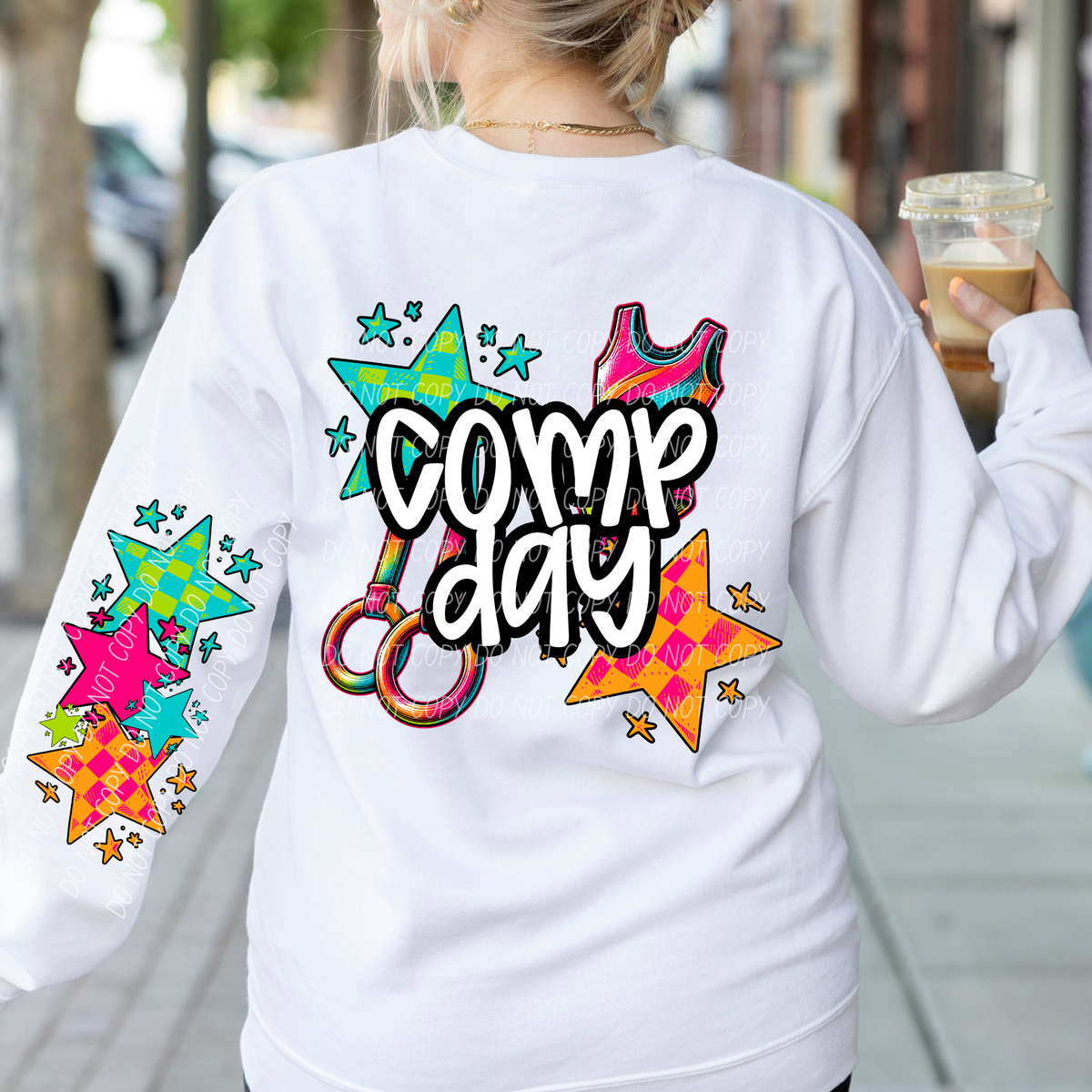 gymnastics comp day neon items (city) DTF Transfer