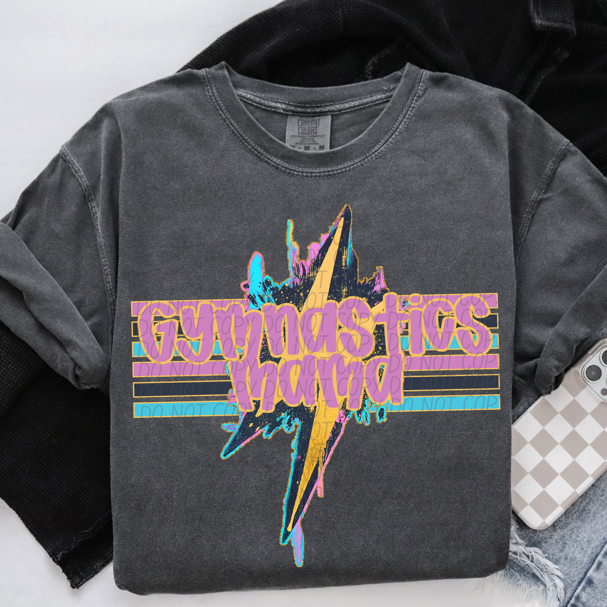 Geode Bolt Gymnastics Mama (CITY) DTF transfer