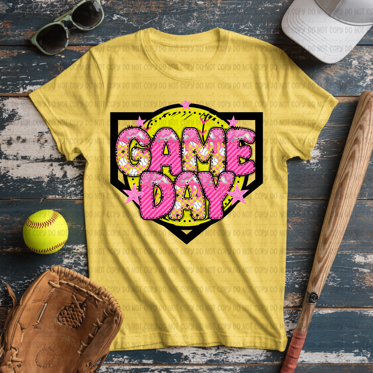 Softball game day drip base (Revel) DTF Transfer