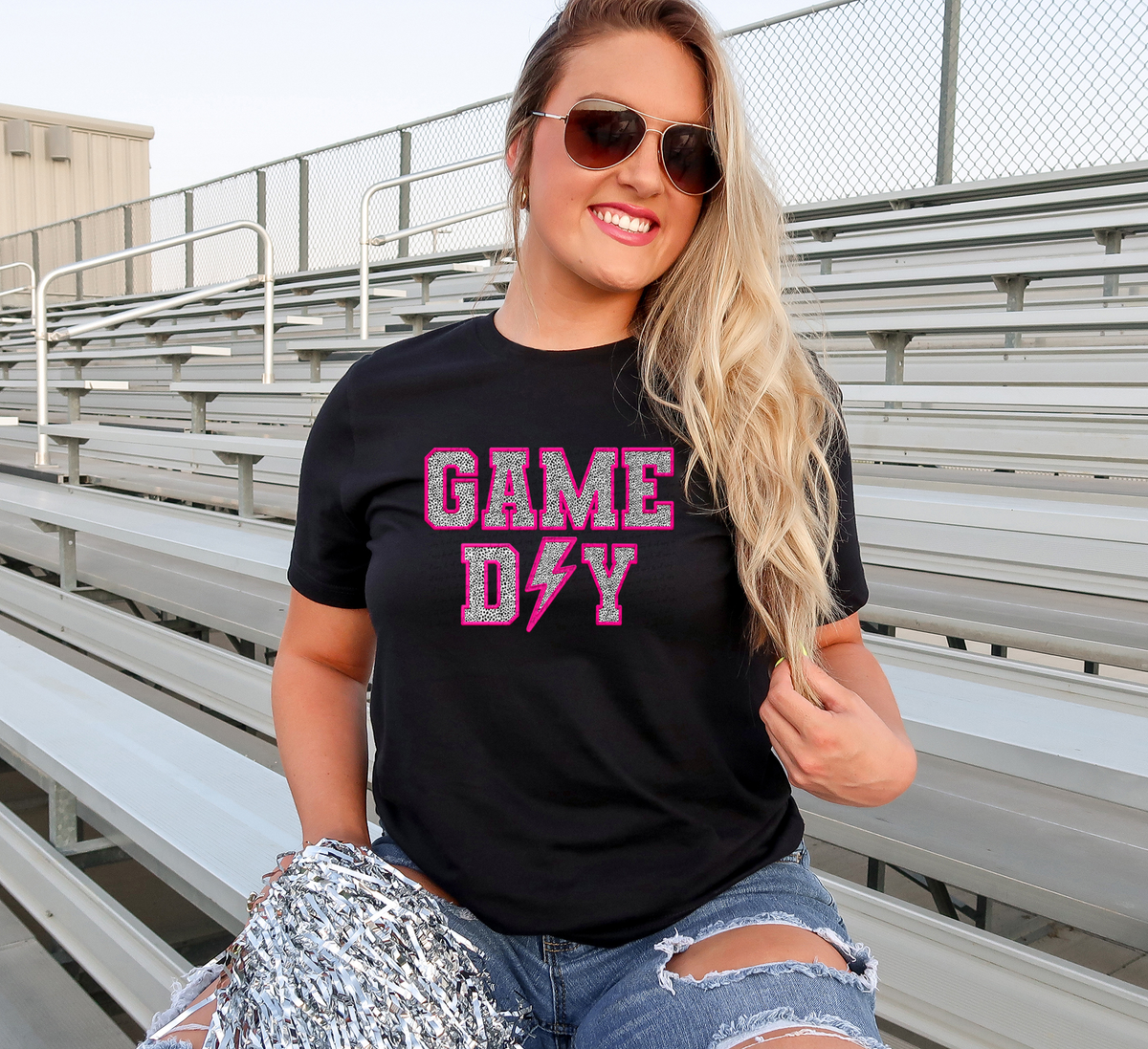 Game Day Faux Embroider 46683 DTF transfer