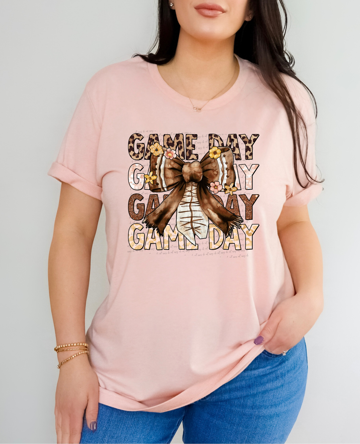 Gameday Leopard Stacked 54980 DTF transfer