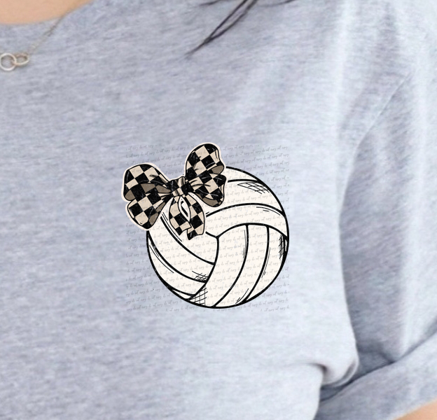 Game Day Volleyball Pocket 110117 DTF transfer