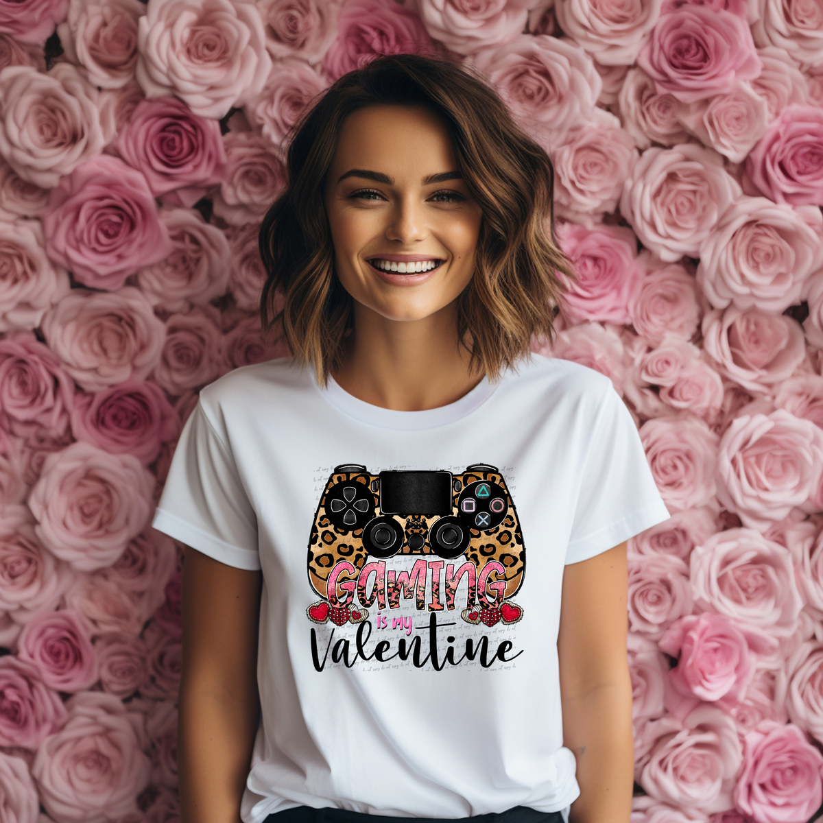 Gaming Is My Valentine 71594 DTF Transfer