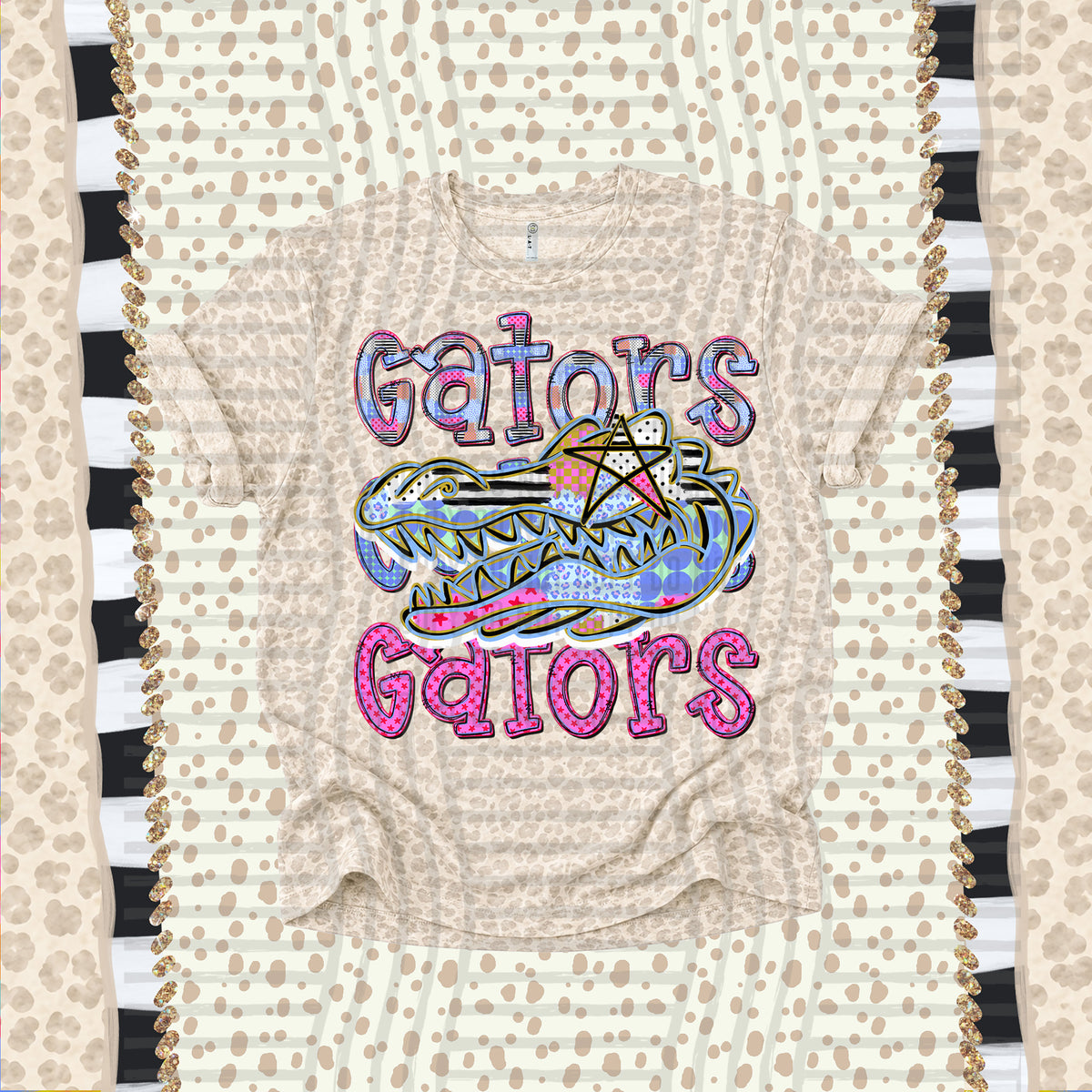 Gators-Dolly Doodle Print (Caplinger) DTF Transfer