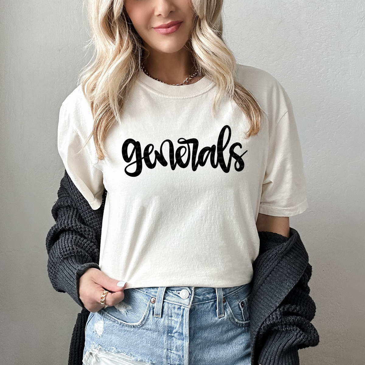 Generals Hand Lettered 54057 DTF transfer