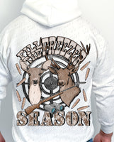 Fill the freezer season (BROWN font with deer in target) 11399 DTF TRANSFER