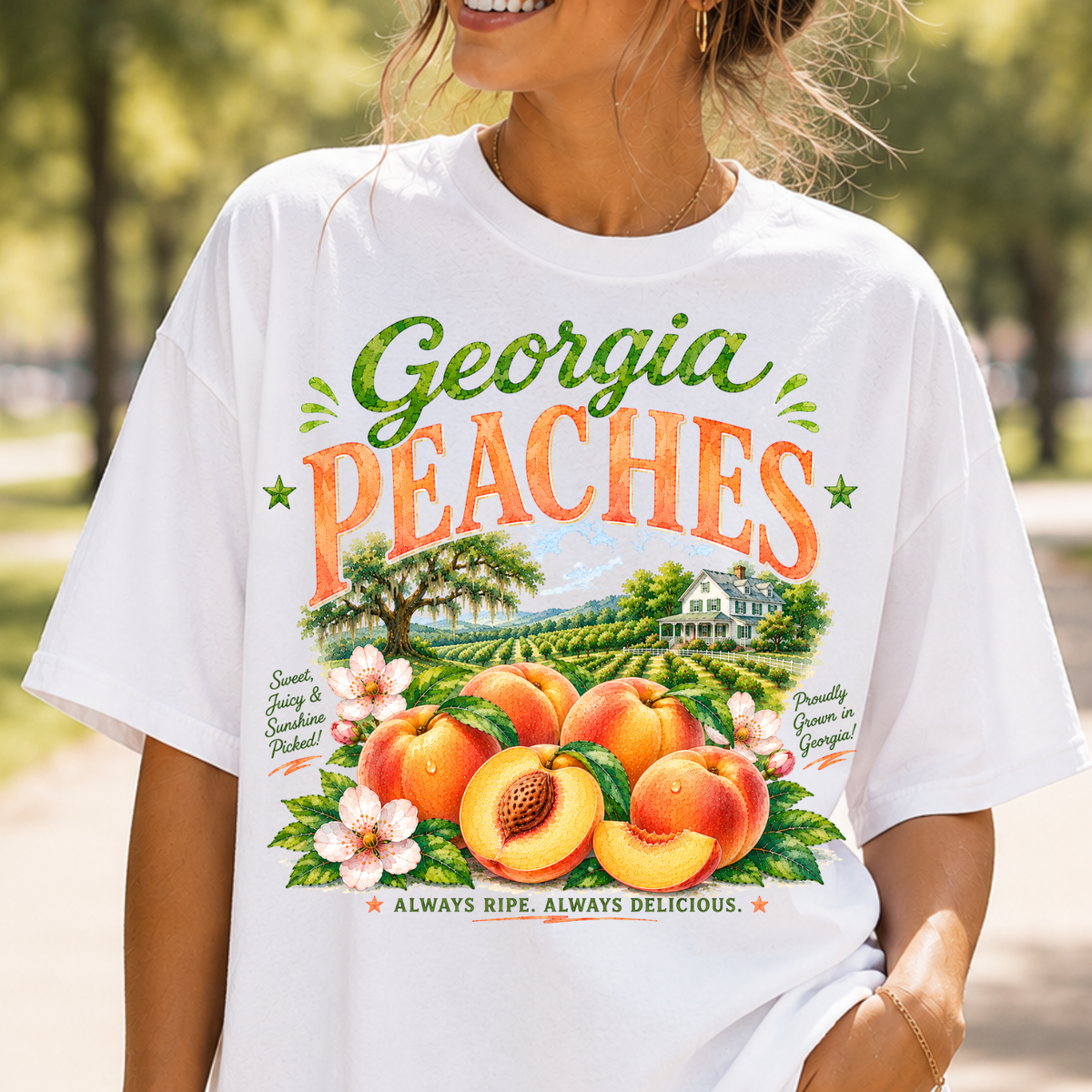 Georgia Peaches (Parker) DTF Transfer