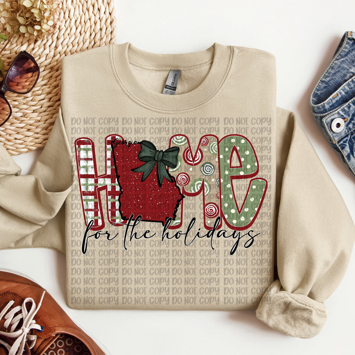 Georgia Home for the Holidays (VP) DTF Transfer