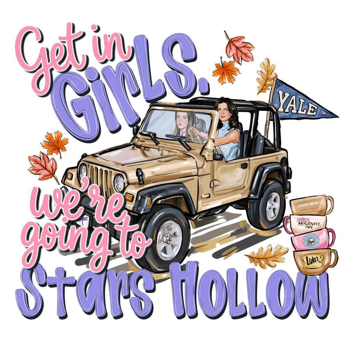 GG- Get in girls were going to stars hallow (SSD) DTF Transfer
