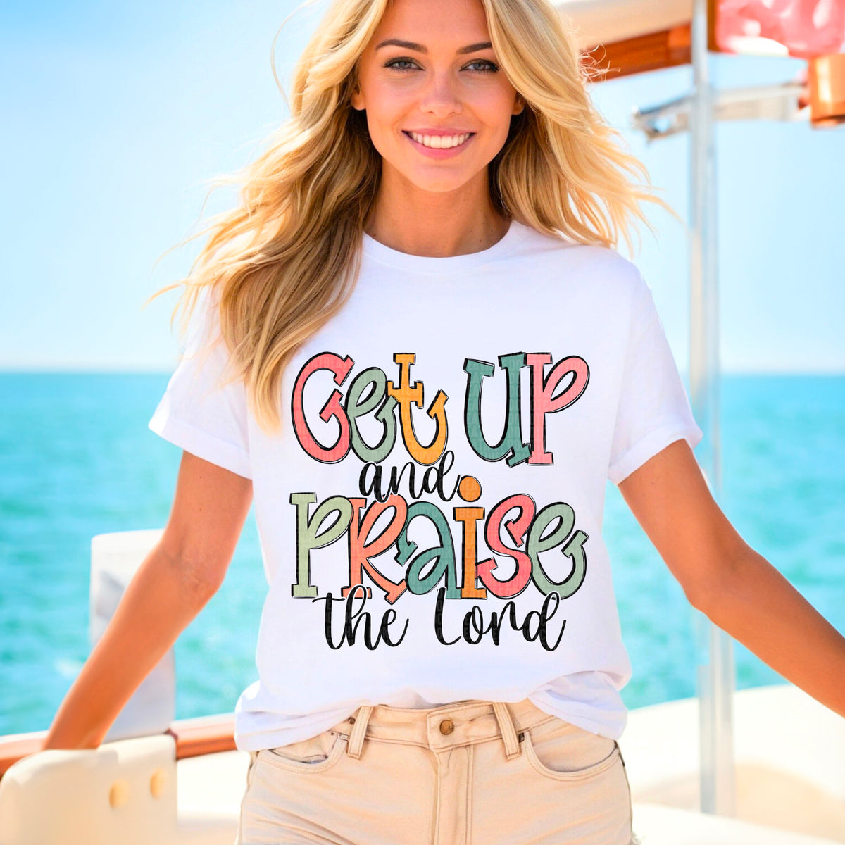 Get Up And Praise The Lord (SDD) 83540 DTF Transfer