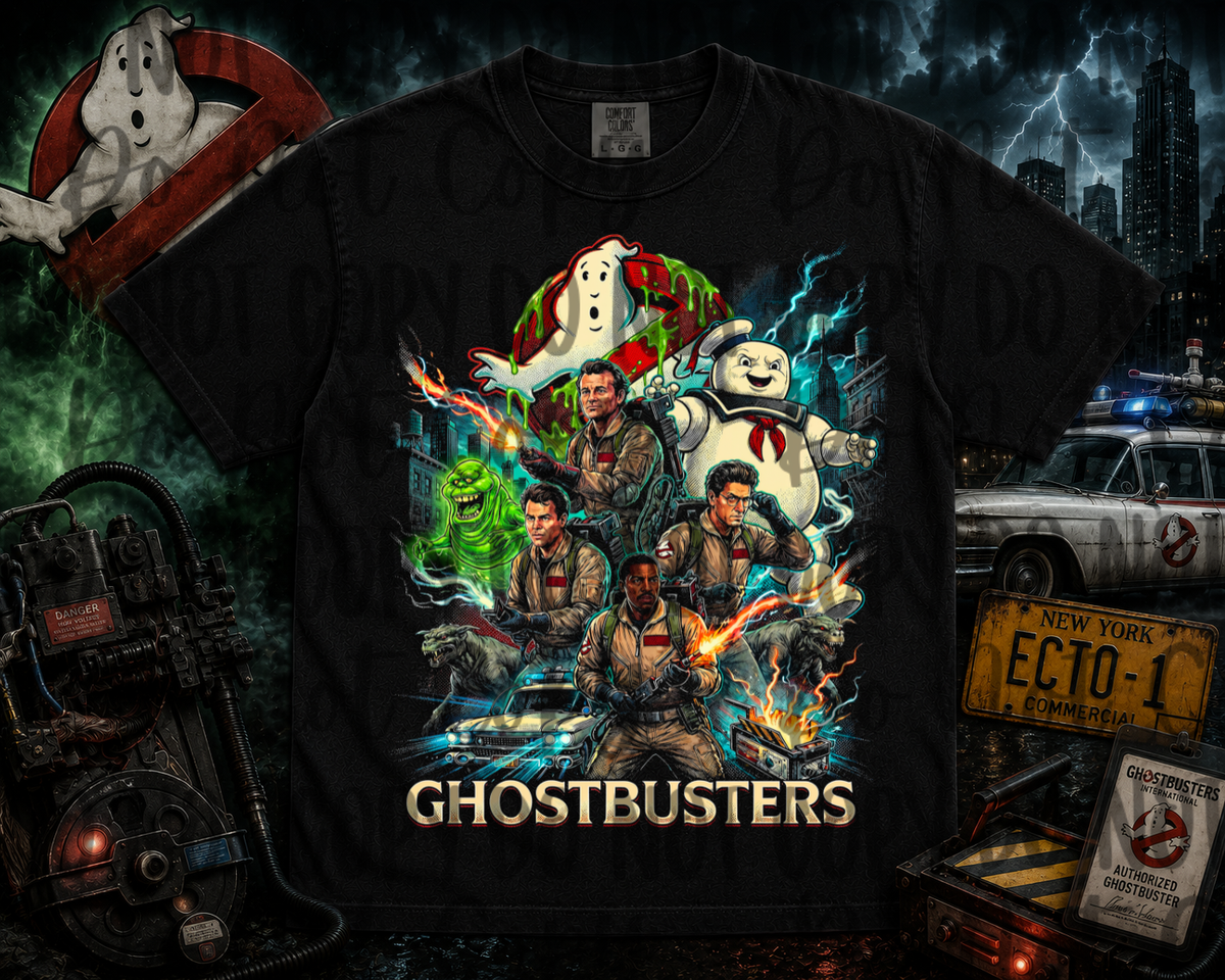Ghost catchers halftone (Starlight) DTF Transfer