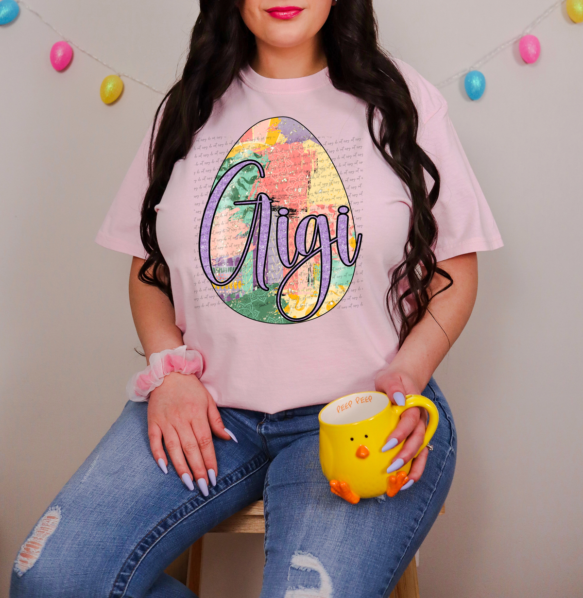 Gigi Easter Egg 89288 DTF Transfer
