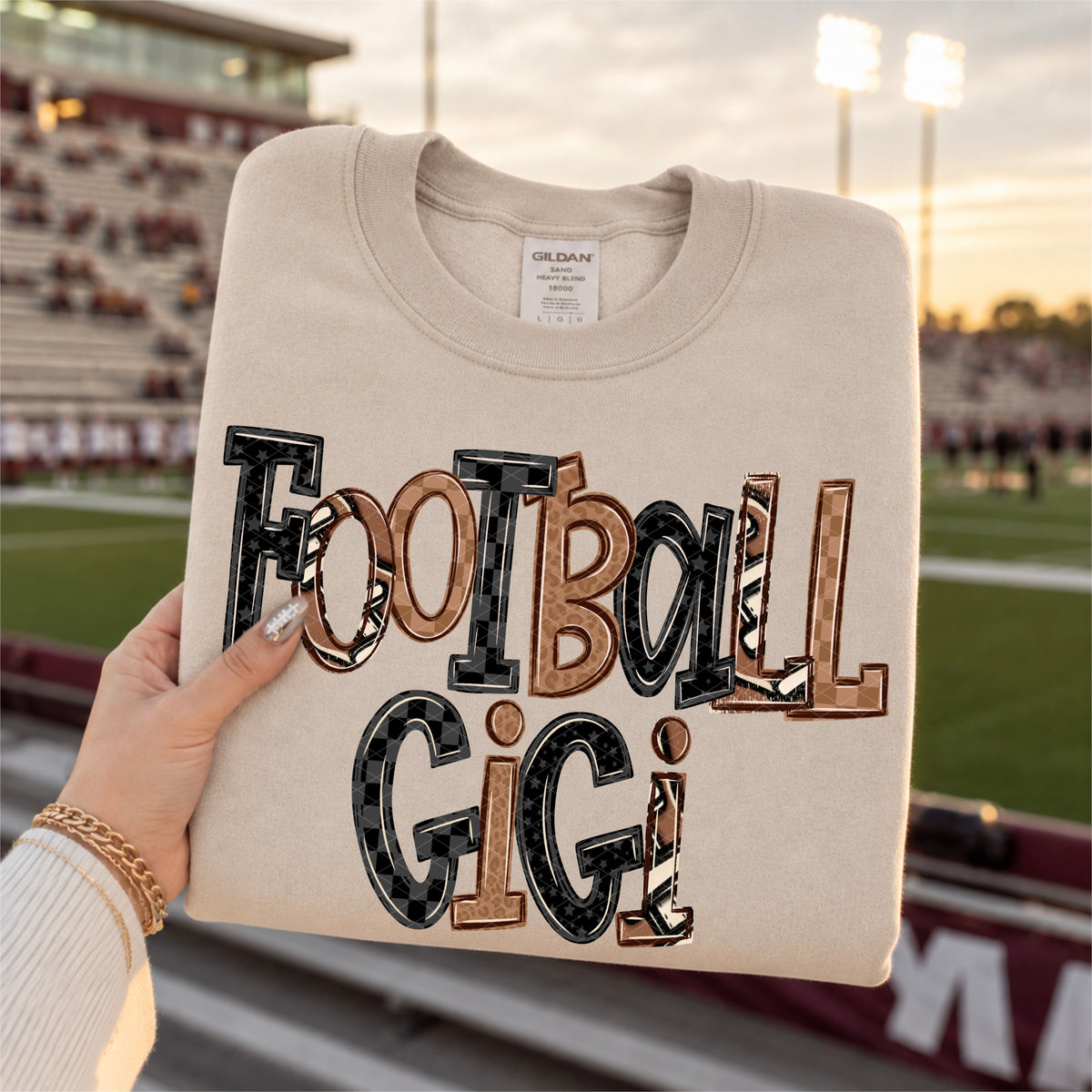 Football gigi doodle (SDD) DTF Transfer