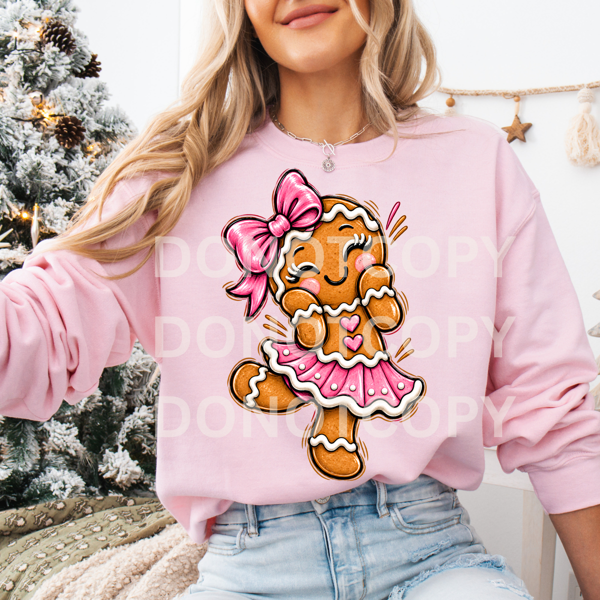 Happy Gingerbread Girl (CSG) DTF Transfer