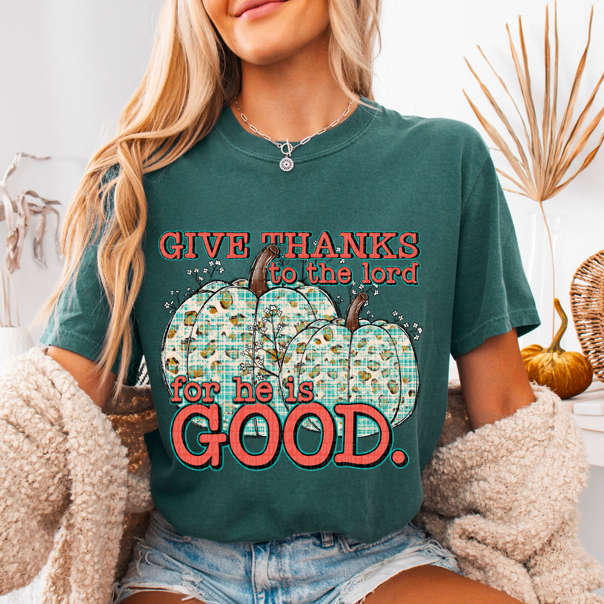 Give Thanks To The Lord 104130 DTF transfer