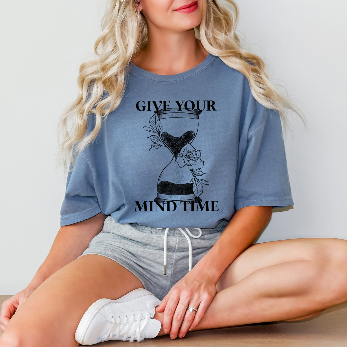 Give Your Mind Time Hour Glass 114716 DTF transfer