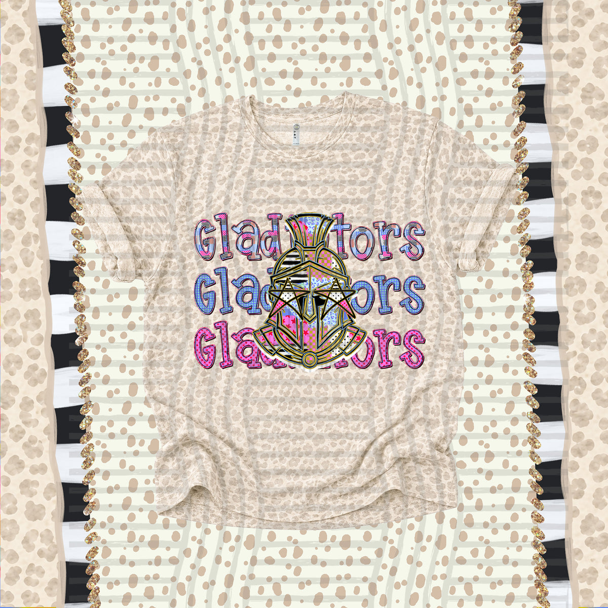 Gladiators-Dolly Doodle Print (Caplinger) DTF Transfer