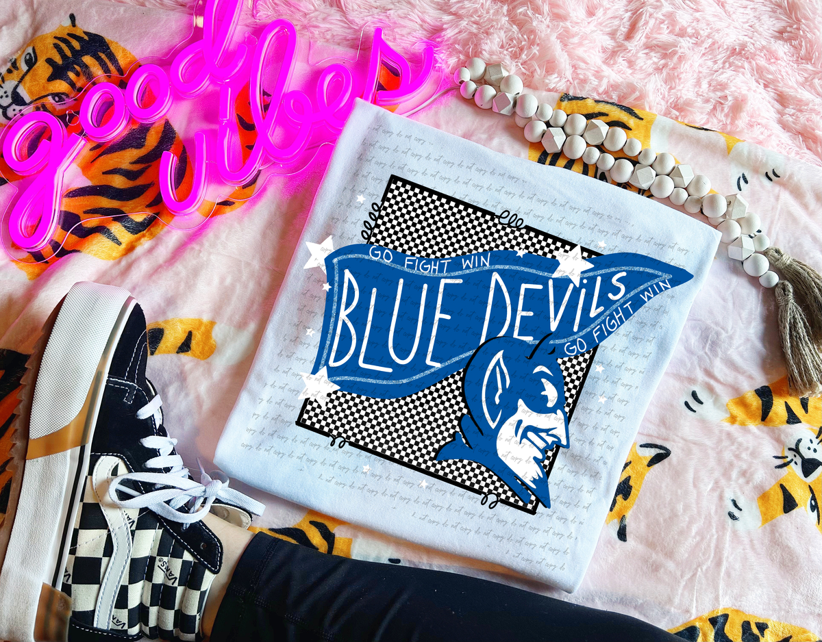 Go Fight Win Blue Devils 111299 DTF transfer