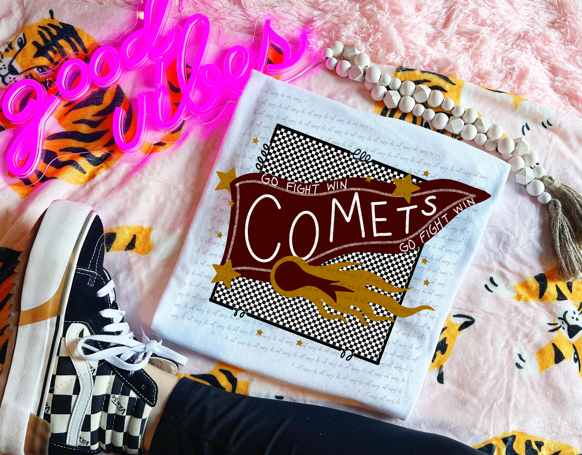 Go Fight Win Comets 111303 DTF transfer