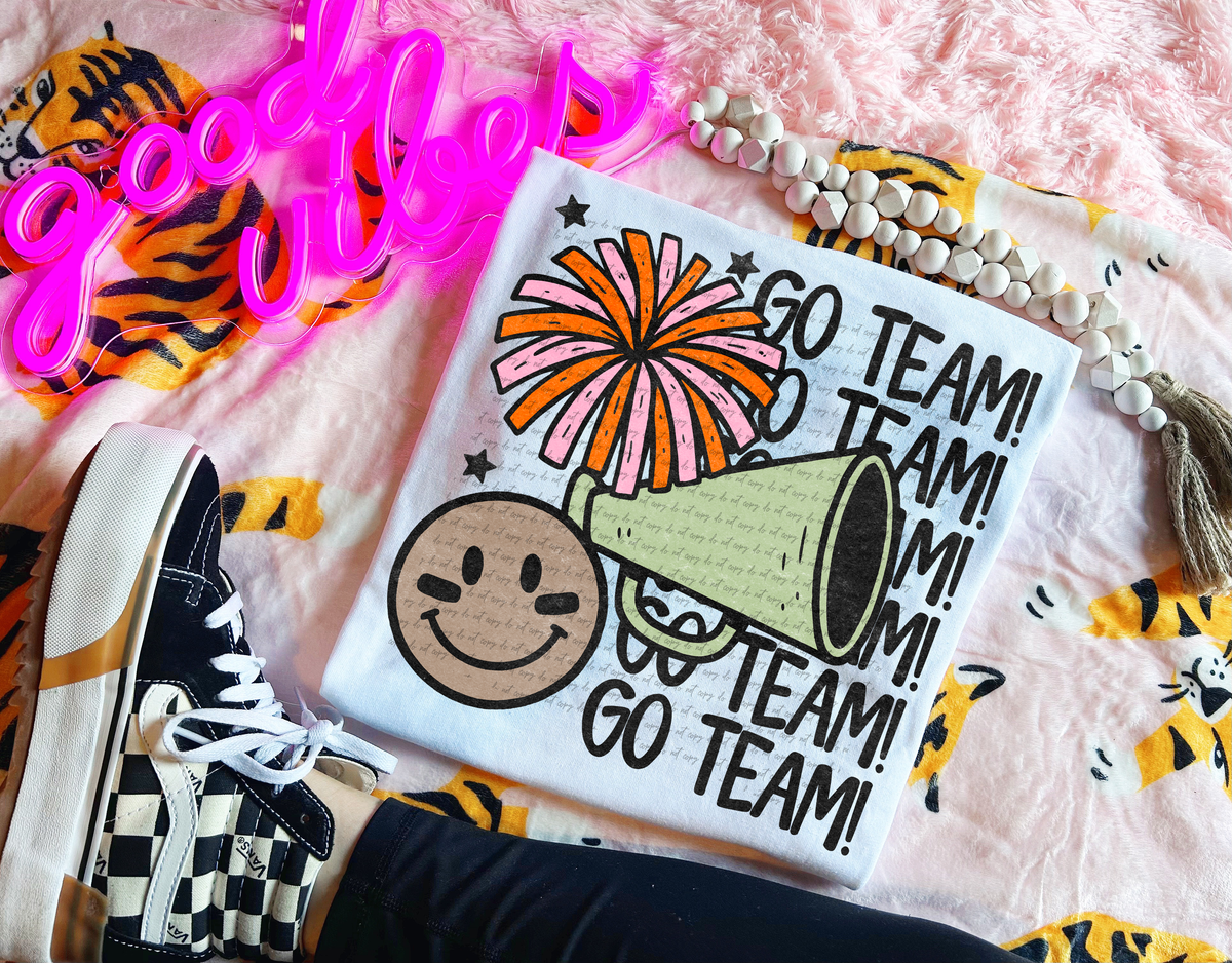 Go Team Cheer 104830 DTF transfer