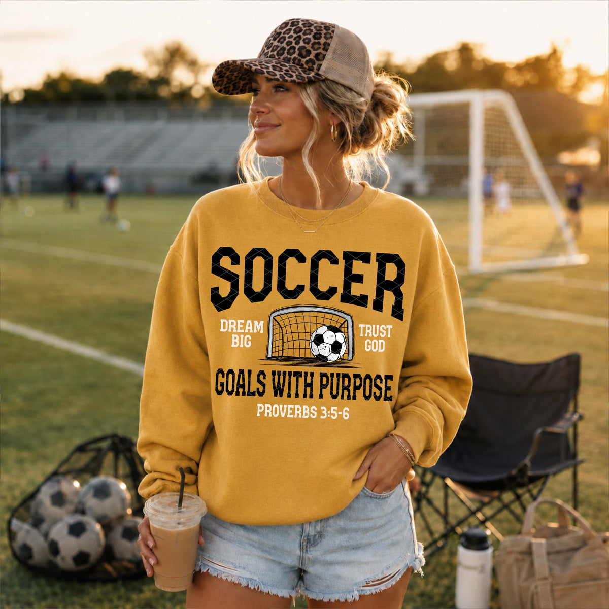 Soccer goals with purpose (SDD) DTF Transfer