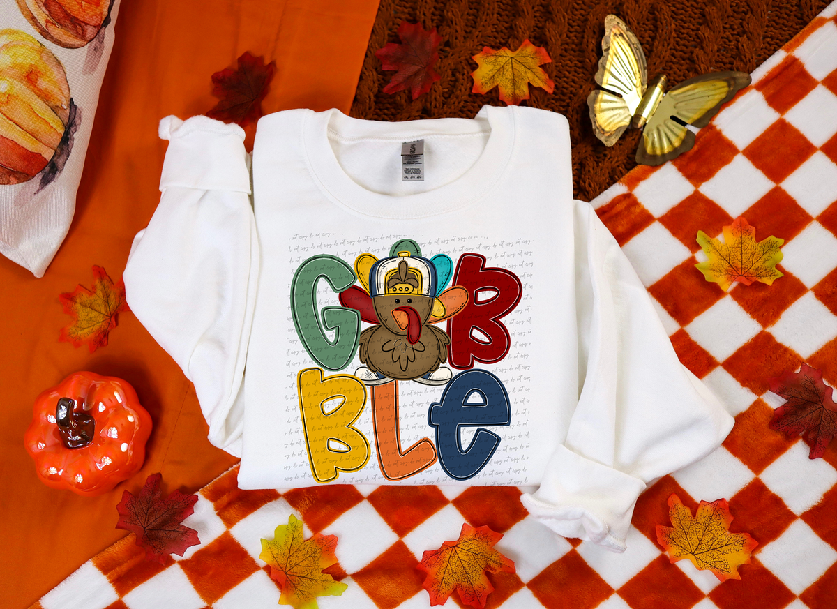 Gobble Turkey Boy 104682 DTF transfer