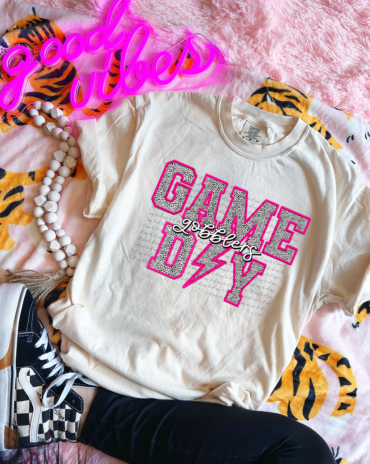 Gobblers Faux Embroider Game Day 46688 DTF transfer