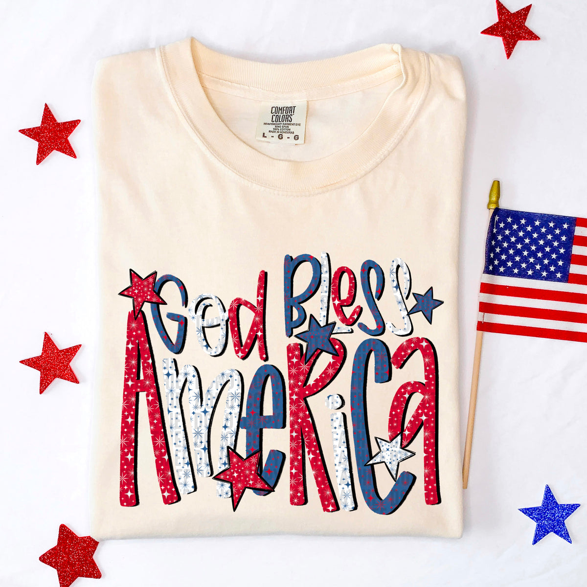 God bless America (SDD) 105062 DTF transfer