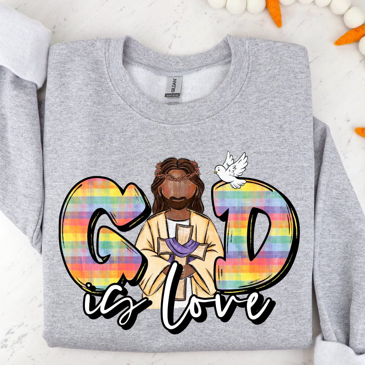 God is love Medium Skin SDD DTF transfer