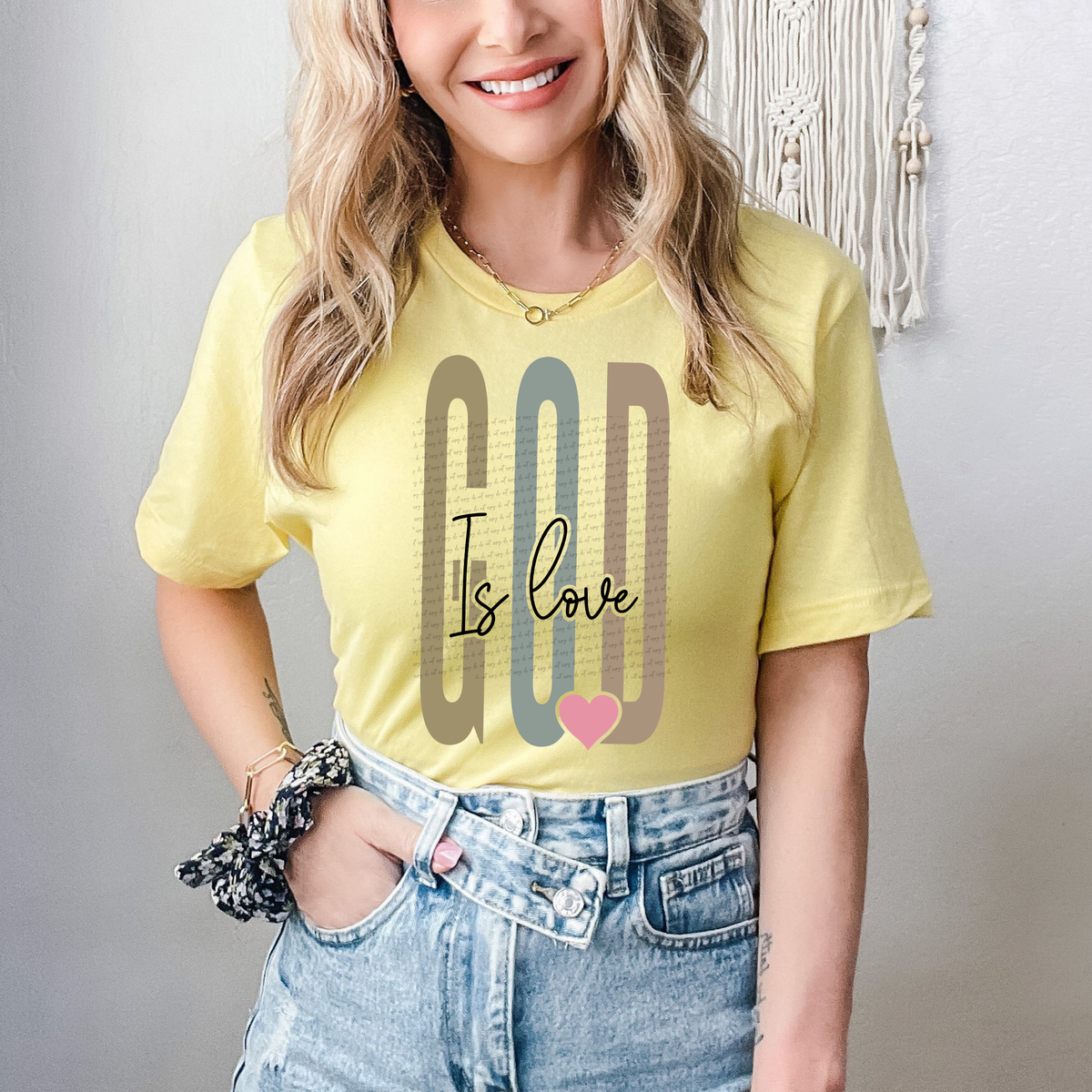 God Is Love 54992 DTF transfer