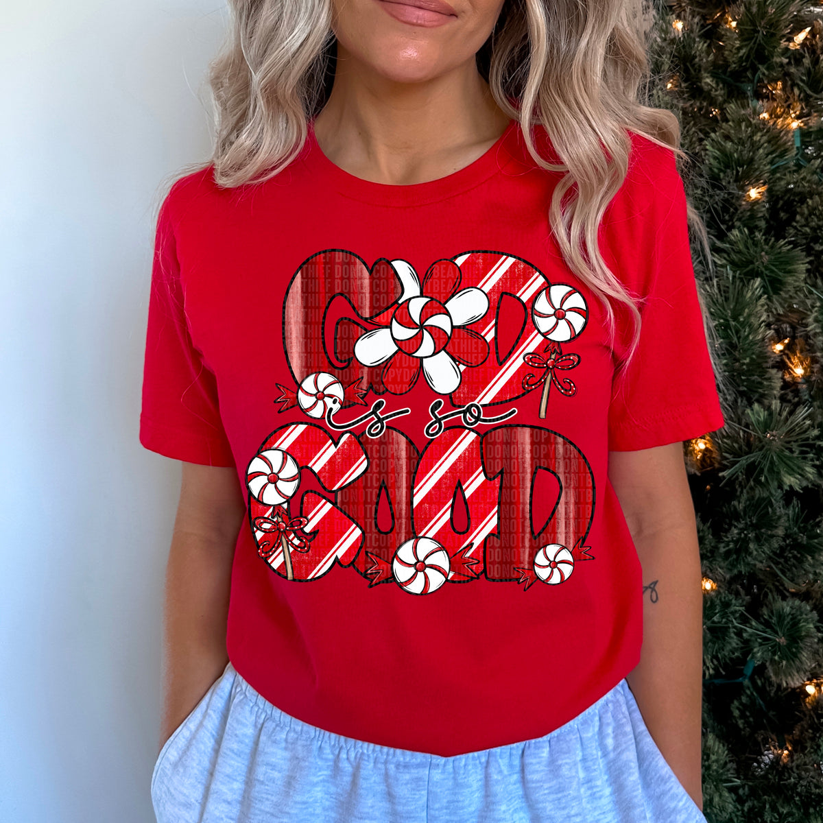 God Is So Good *red* (SDD) DTF Transfer