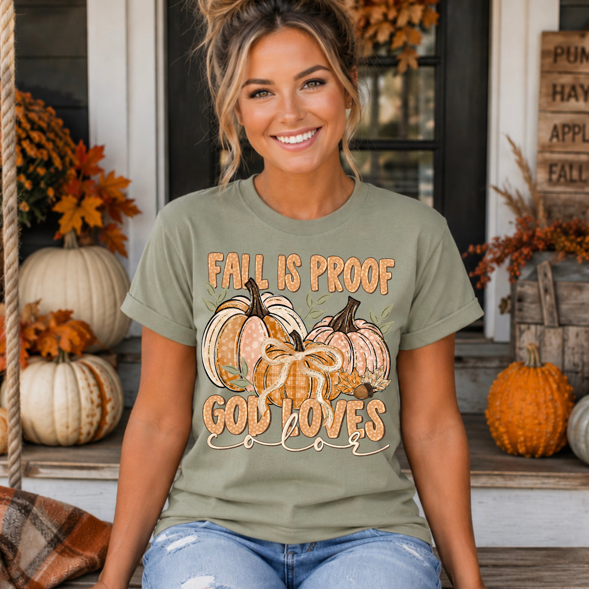 Fall is proof god loves color (SDD) DTF Transfer