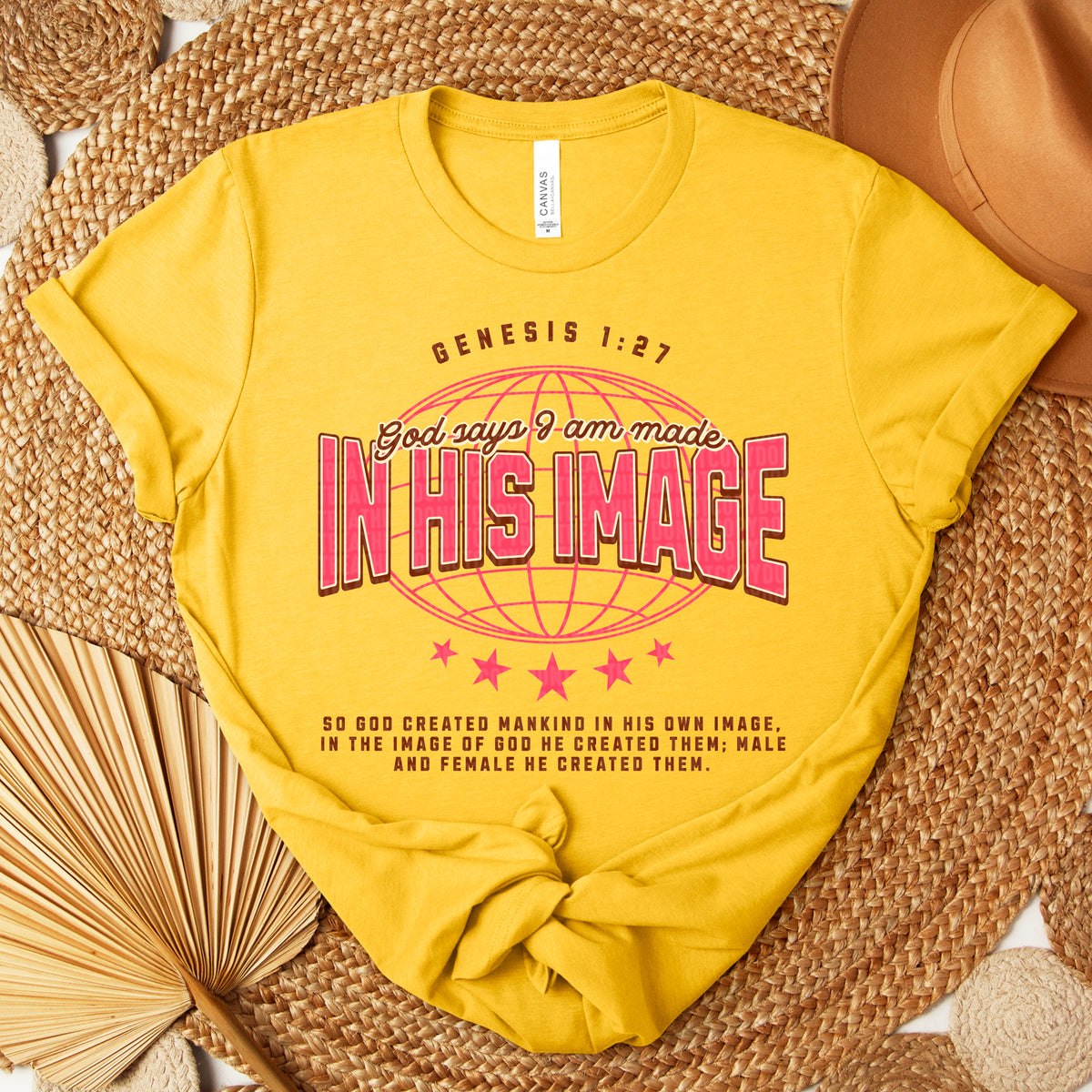 God says I am made in his image 105186 DTF transfer