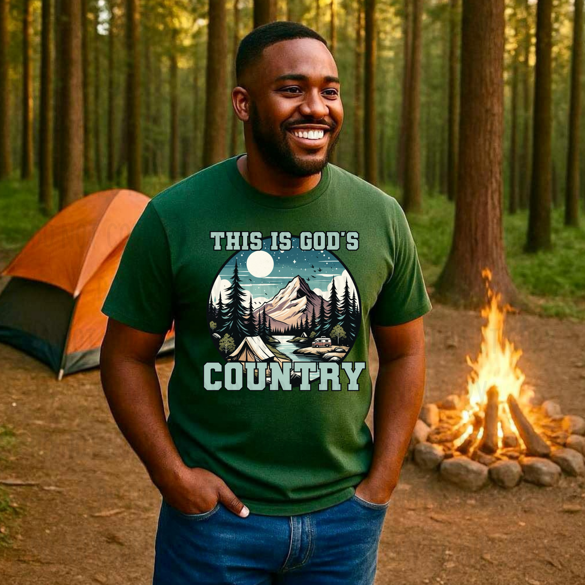 This is God's country 103778 DTF transfer