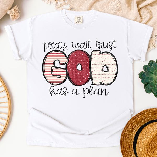 Pray, wait, trust God has a plan (SDD) 109235 DTF transfer