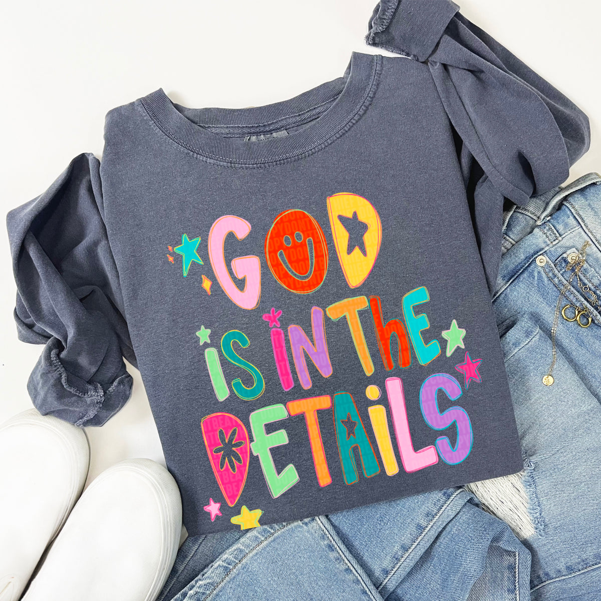 God is in the details DTF transfer