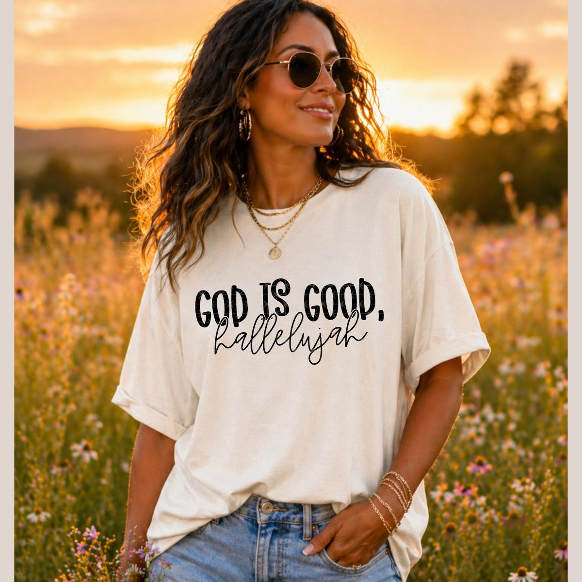 God is good hallelujah (SDD) DTF Transfer
