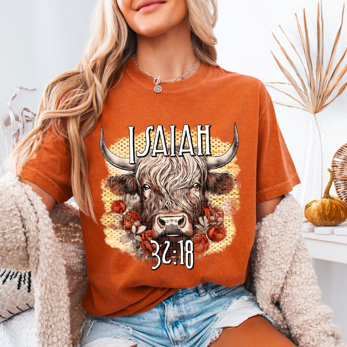 God Is In Control Isaiah 32:18 104140 DTF transfer