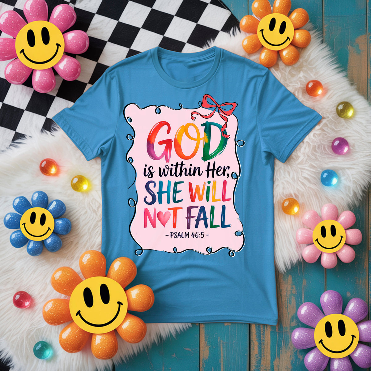 God is within her she will not fail 103483 DTF transfer