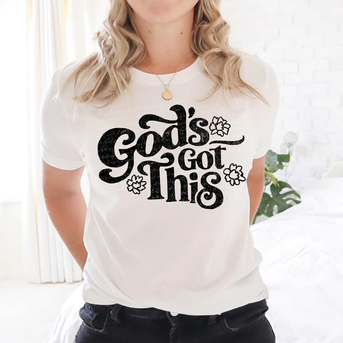 God's Got This Black 81286 DTF Transfer
