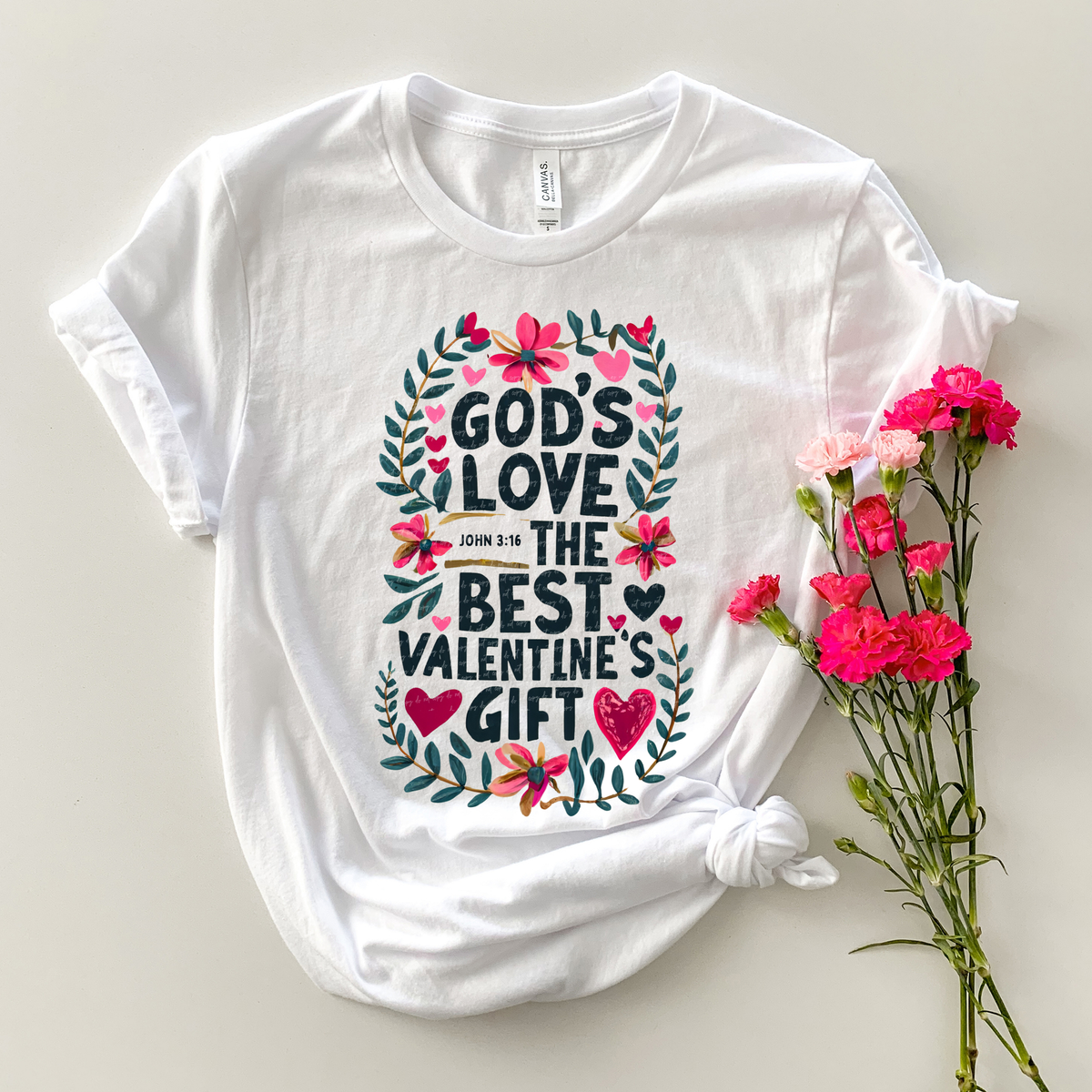 God's Love The Best Valentine's Gift 76786 DTF Transfer