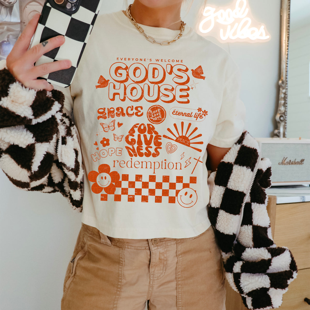 God's house SIENNA 103837 DTF transfer